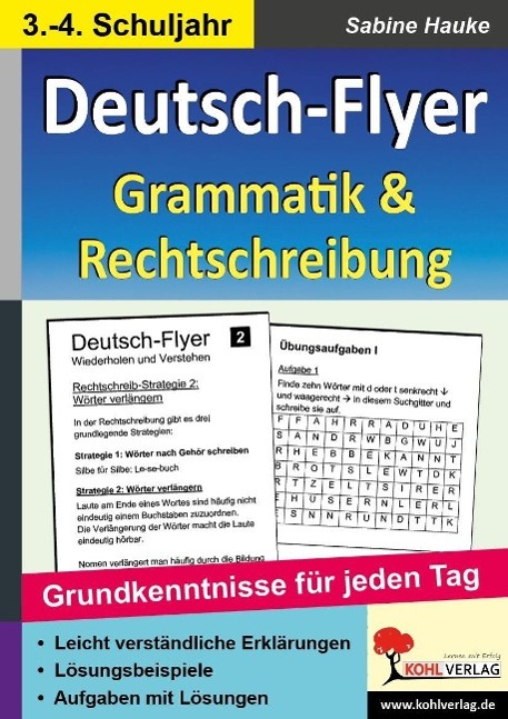 Deutsch-Flyer Rechtschreibung & Grammatik 