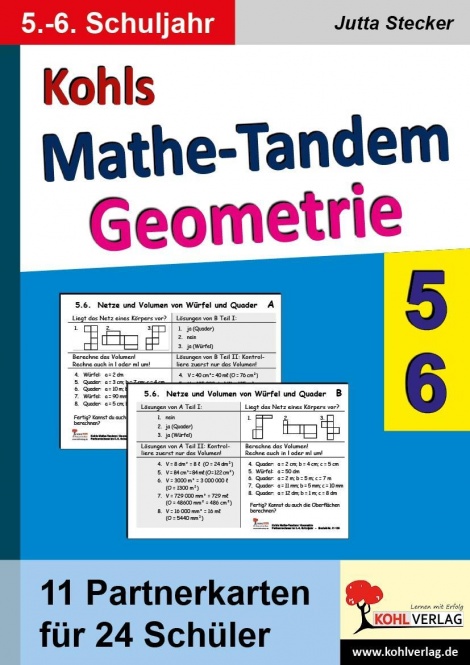 Kohls Mathe-Tandem / Geoemtrie 5.-6. Schuljahr 