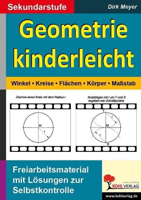 Geometrie kinderleicht Winkel - Kreis - Fläche - Körper - Maßstab 