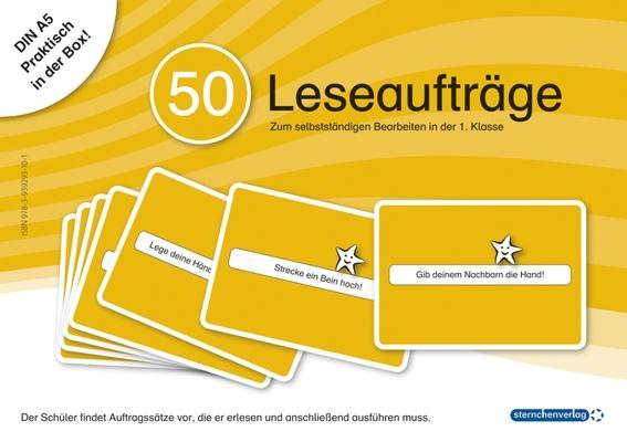 50 Leseaufträge in der Box 